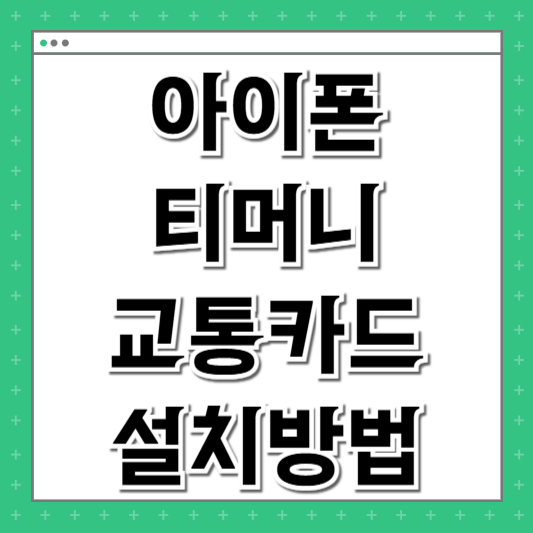 애플페이 티머니